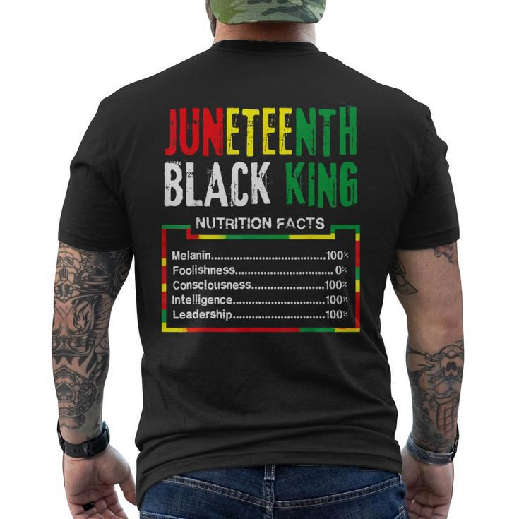 Awesome Junenth Black King Melanin Fathers Day Men Boys  Mens Back Print T-shirt