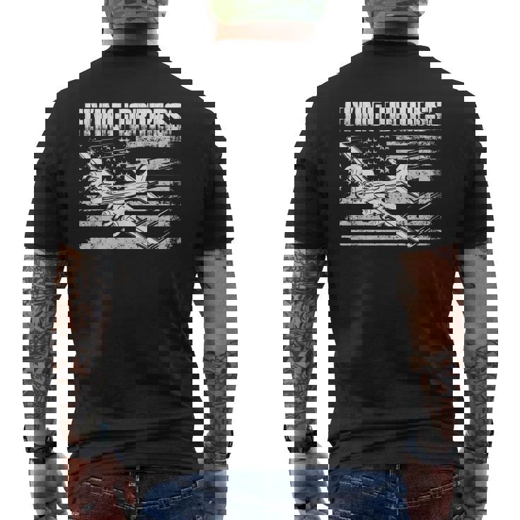 B17 Flying Fortress Men's Back Print T-shirt