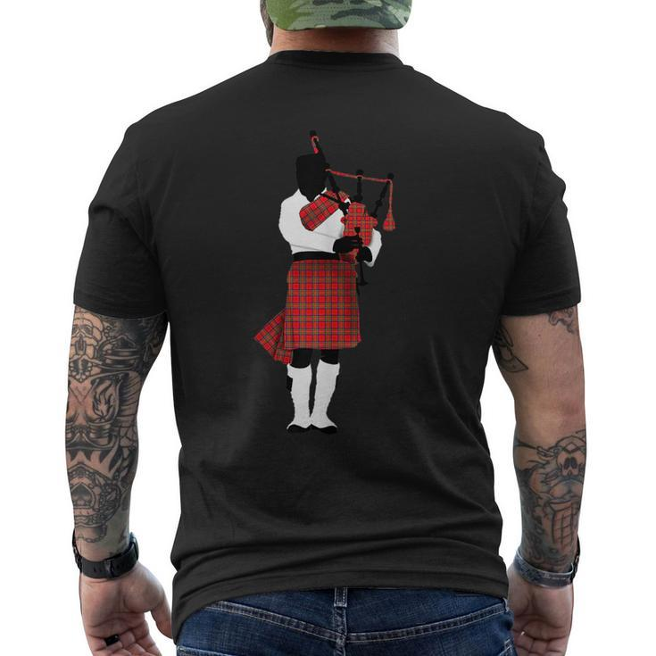Bagpipes Musician Music  Mens Back Print T-shirt