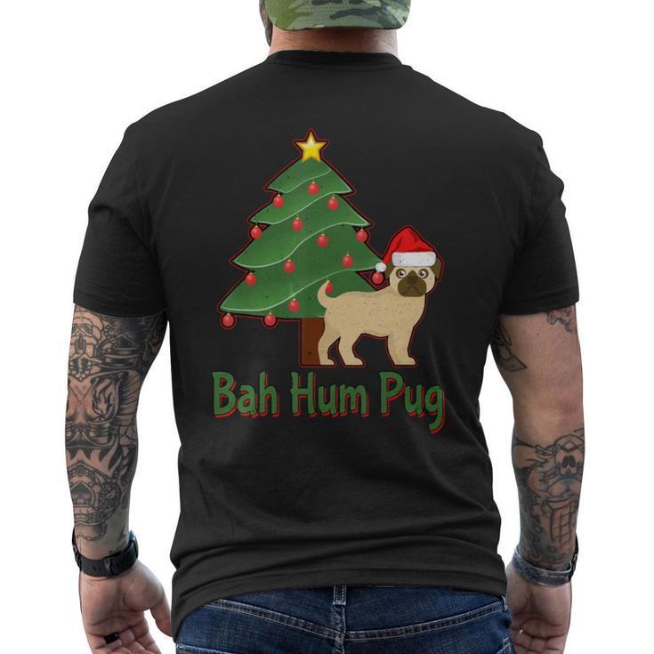 Bah Hum Pug Awesome Thanksgiving Gif Mens Back Print T-shirt