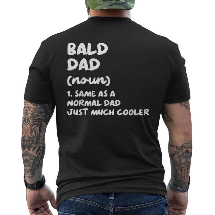 Bald Dad Definition For Women Men's Back Print T-shirt
