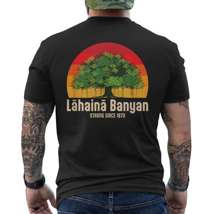 Banyan Tree Lahaina Maui Hawaii Men's T-shirt Back Print