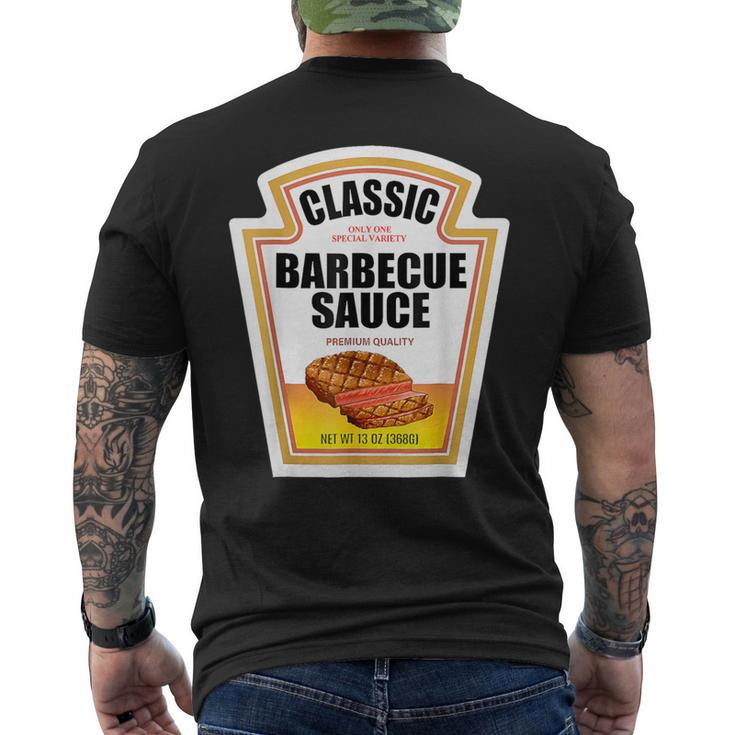 Barbecue Sauce Condiment Group Halloween Costume Adult Kid Men's T-shirt Back Print
