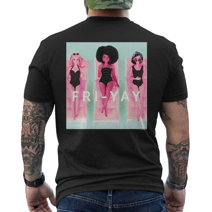 Barbie Friyay Mens Back Print T-shirt