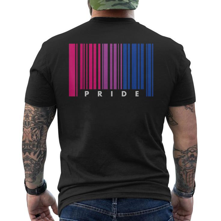 Barcode Bisexual Pride Lgbt T  Lesbian Gay Flag Gifts  Mens Back Print T-shirt