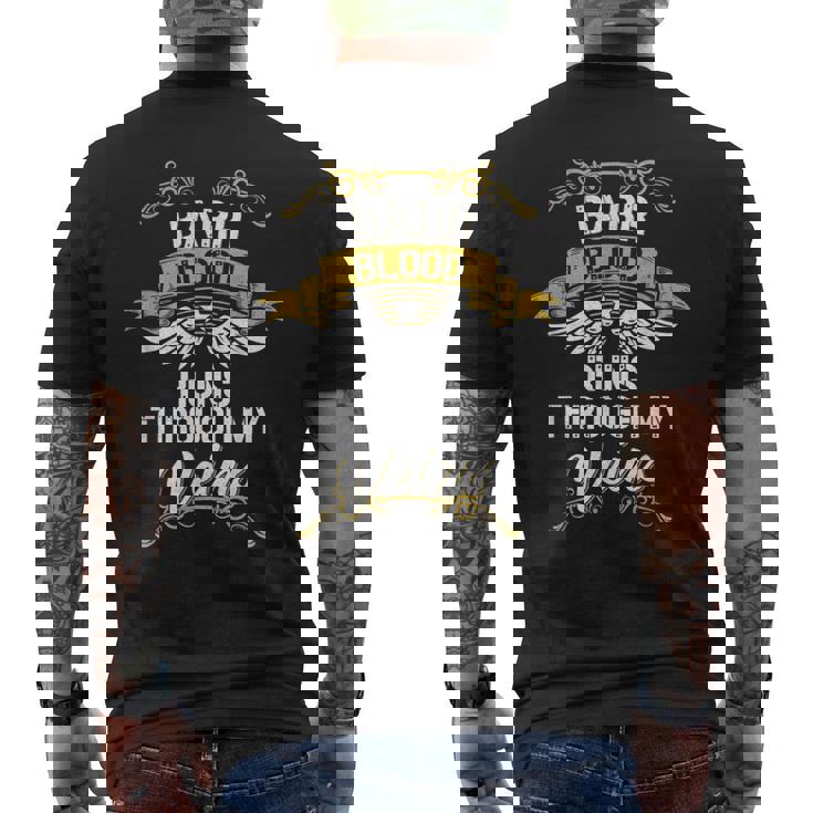Barr Blood Runs Through My Veins Men's T-shirt Back Print