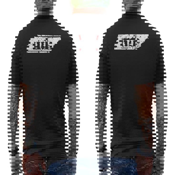 Baseball Uncle  Tennessee Softball Uncle Mens Back Print T-shirt