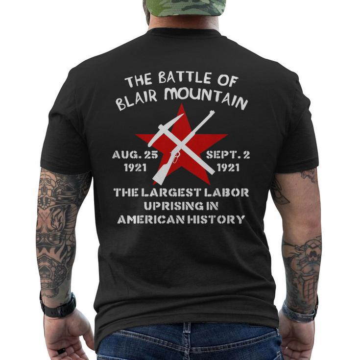 Battle Of Blair Mountain Labor Rights History Men's T-shirt Back Print