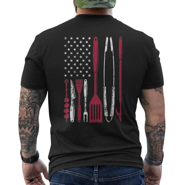 Bbq Smoker Barbecue Chef Smoking Tools Grilling Pit Master  Mens Back Print T-shirt