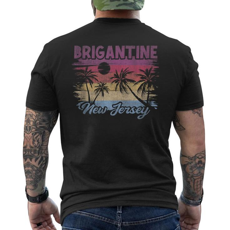 Beach Coastal City Vacation Souvenir Brigantine Vacation Funny Gifts Mens Back Print T-shirt