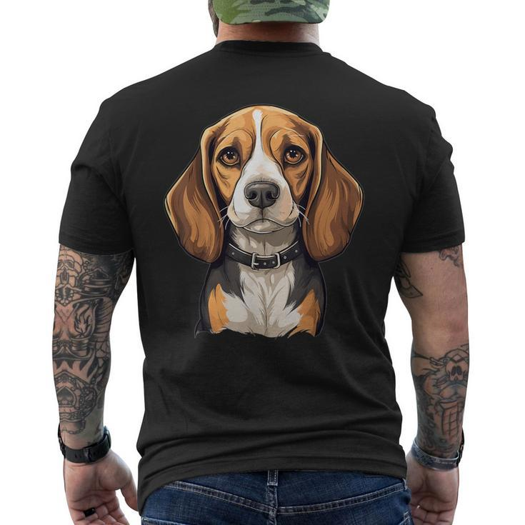 Beagle Harrier Dog Beagle Harrier Men's T-shirt Back Print