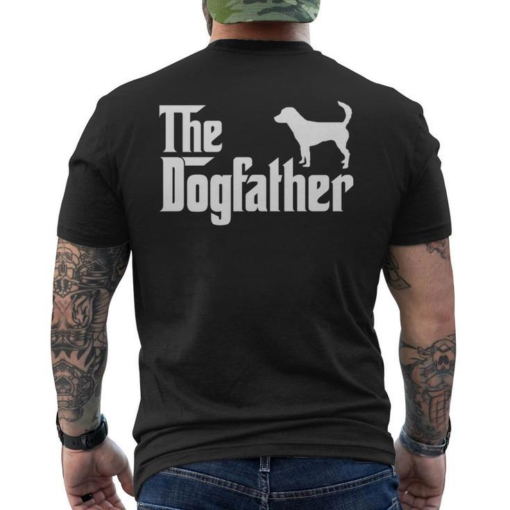 Beagle Harrier Dogfather Dog Dad Men's T-shirt Back Print