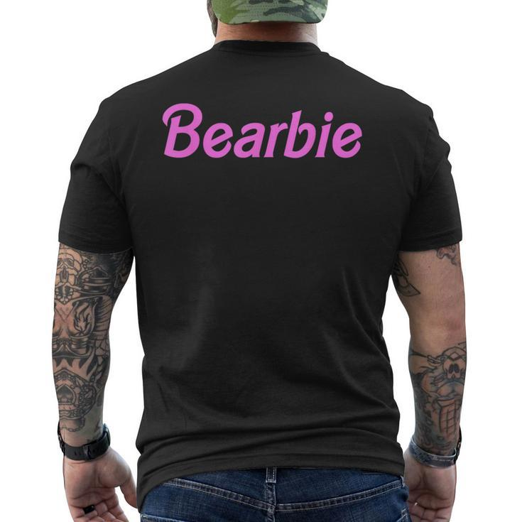 Bearbie Bearded Men Funny Quote  Mens Back Print T-shirt
