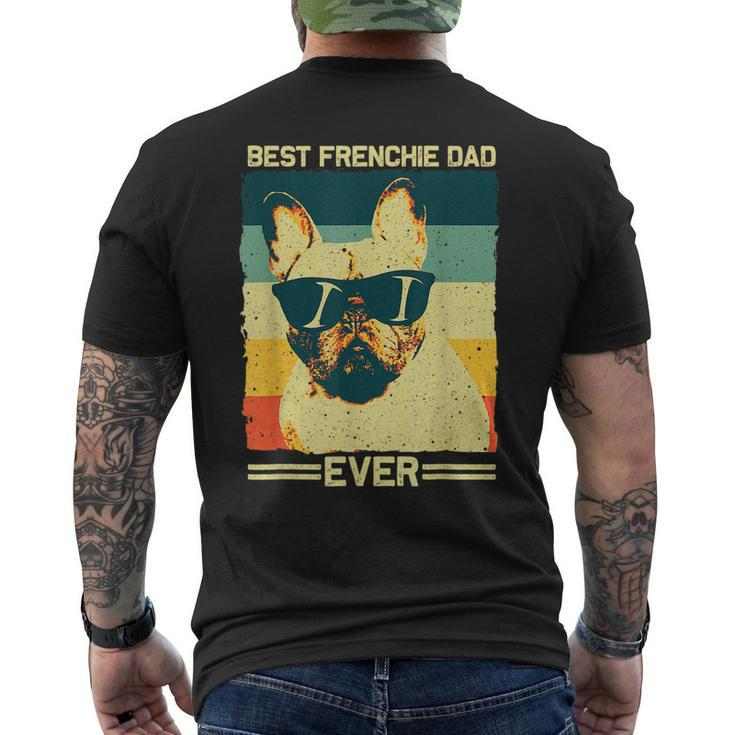 Best Frenchie Dad Men Father French Bulldog Lovers Men's Back Print T-shirt