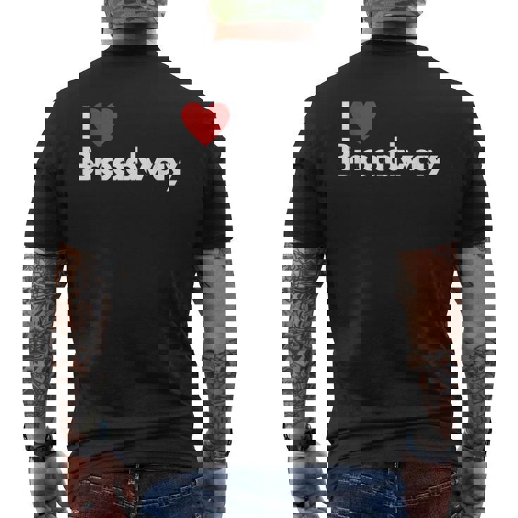 Best Gift For Broadway Lovers Mens Back Print T-shirt