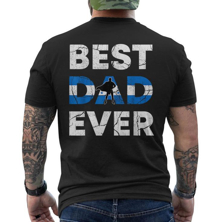 Best Honduran Dad Ever Honduras Daddy Fathers Day Gift  Mens Back Print T-shirt