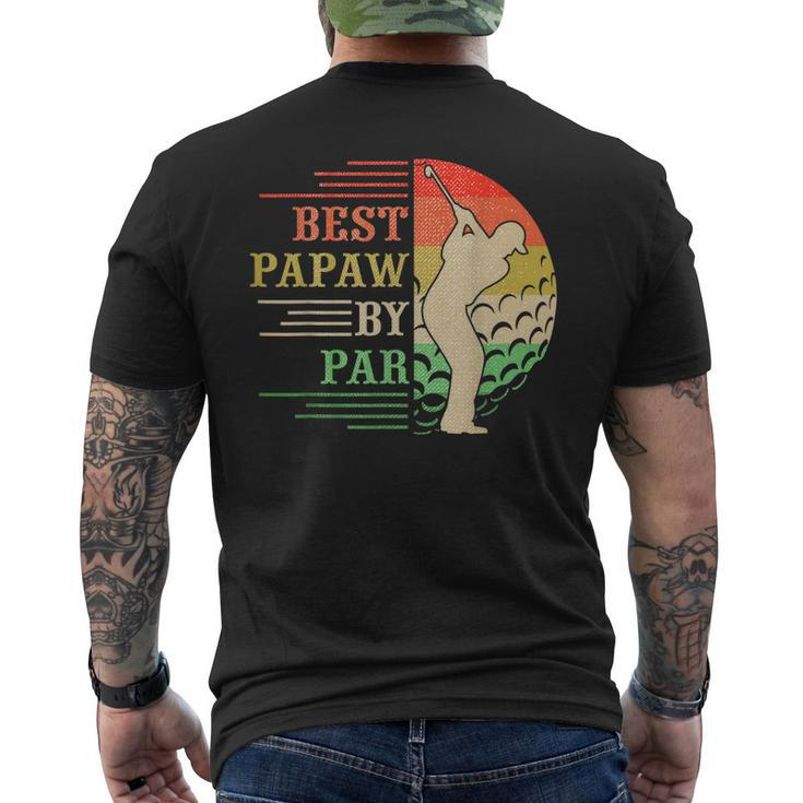 Best Papaw By Par s Golf Lover Golfer Men's Back Print T-shirt