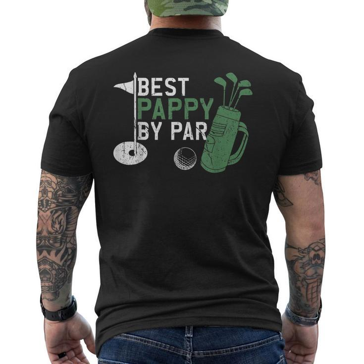Best Pappy By Par Golf Lover Fathers Day Men's Back Print T-shirt