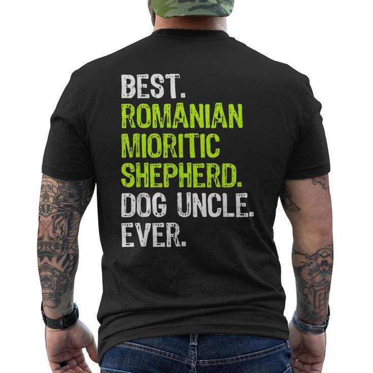 Best Romanian Mioritic Shepherd Dog Uncle Ever Men's T-shirt Back Print
