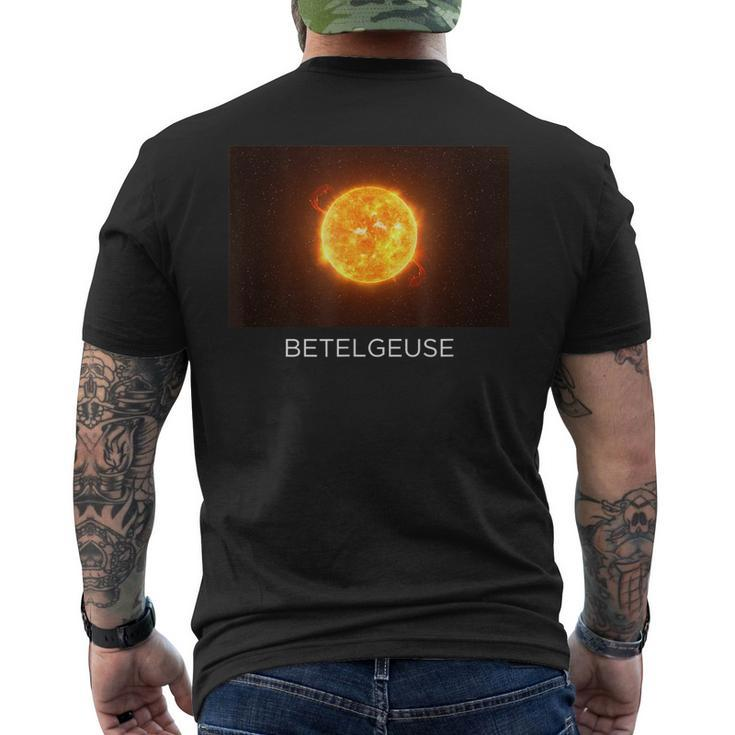 Betelgeuse  Giant Star Orion Constellation Galaxy Mens Back Print T-shirt