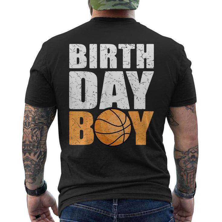 Birthday Boy Basketball Theme Party Future Basketball Player Basketball Funny Gifts Mens Back Print T-shirt