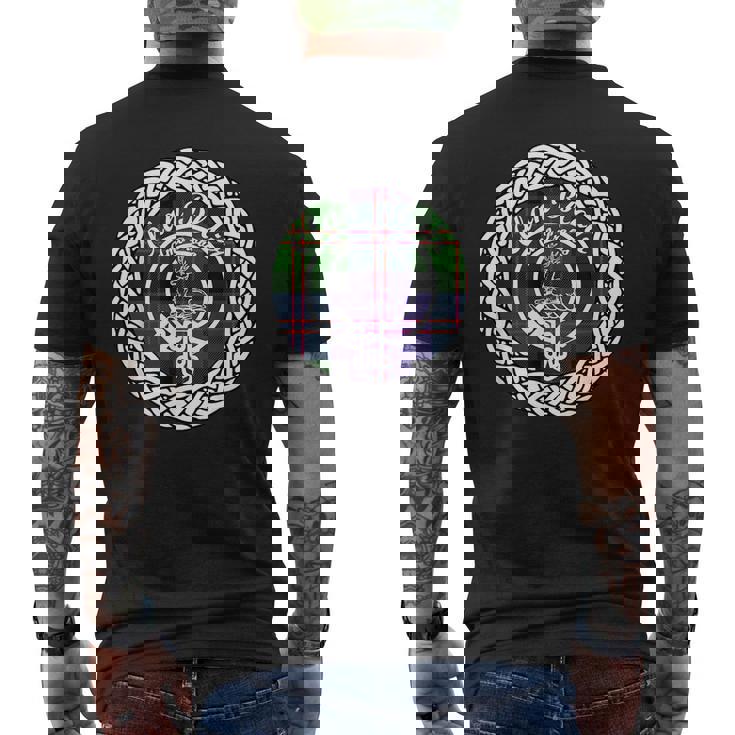 Blair Surname Last Name Scottish Clan Tartan Badge Crest Funny Last Name Designs Funny Gifts Mens Back Print T-shirt