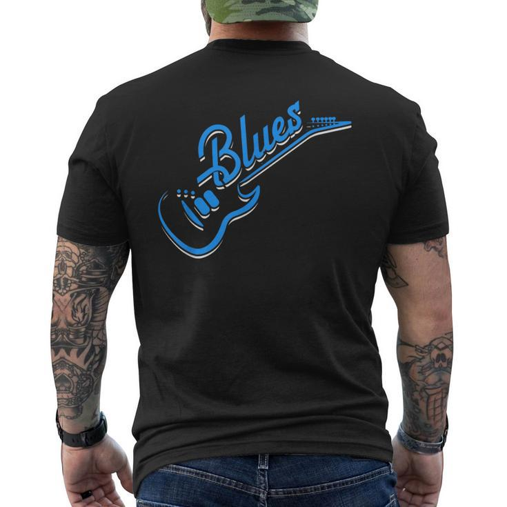 Blues Guitar | Jazz Music | Guitarist Blues  Mens Back Print T-shirt