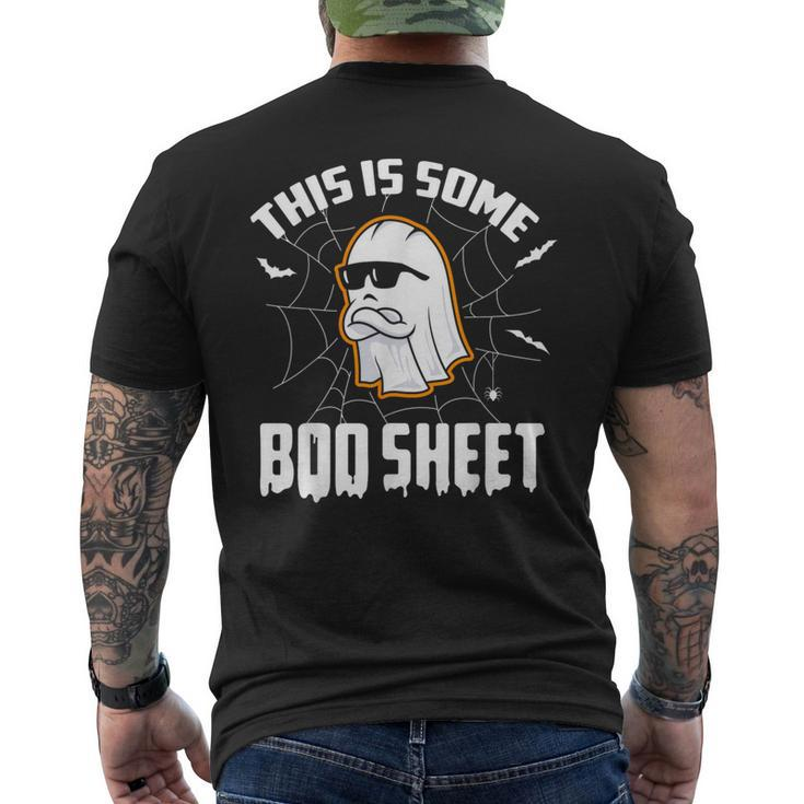 This Is Some Boo Sheet Halloween Ghost Costume Men's T-shirt Back Print