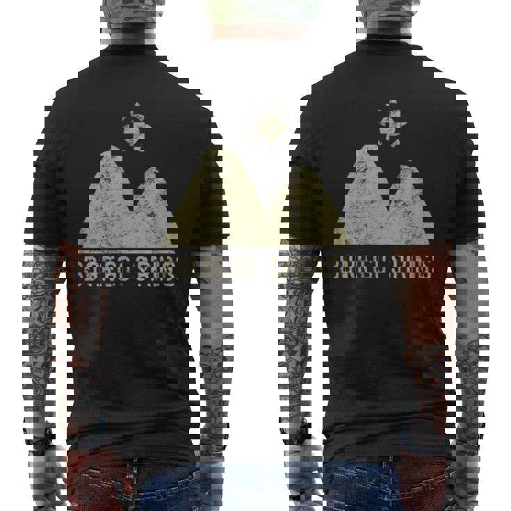 Borrego Springs Califonia Desert Travel Men's T-shirt Back Print