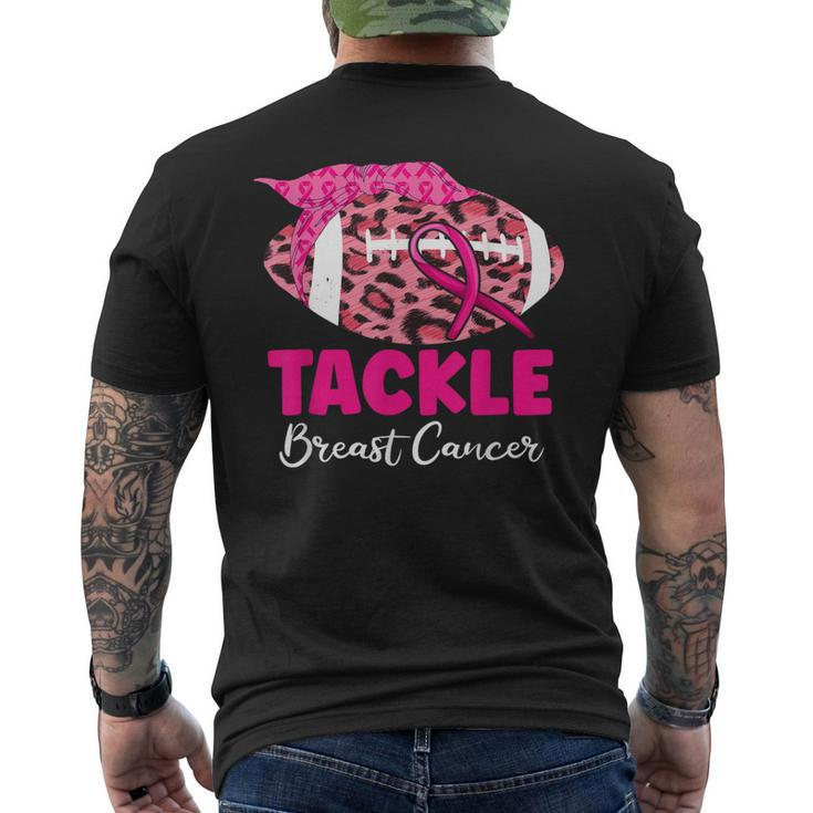Breast Cancer Awareness Breast Cancer Warrior Support Men's T-shirt Back Print