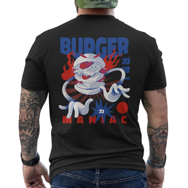 Burger-Maniac Scary Meat   Mens Back Print T-shirt