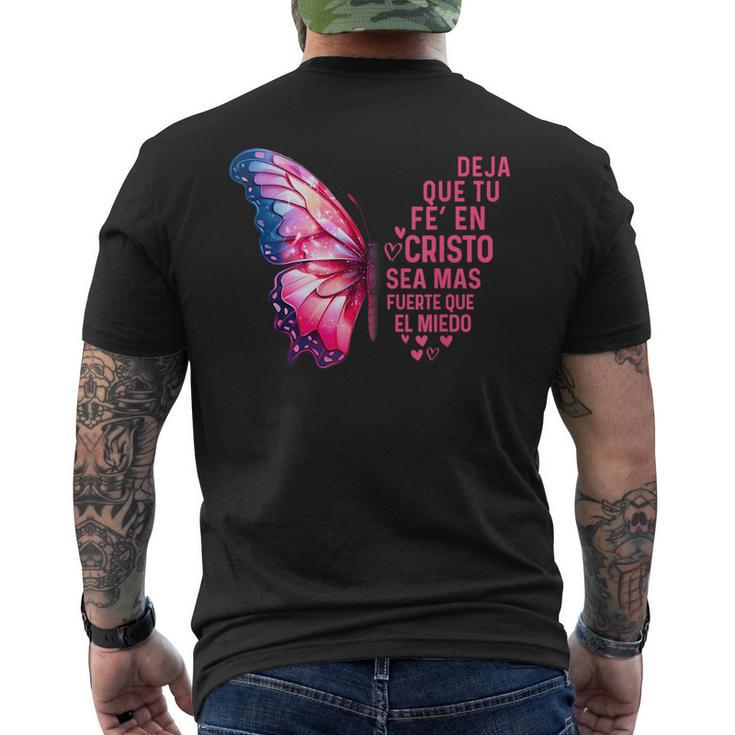 Camiseta Cristiana Para Mujer En Espanol Spanish Cristiano  Mens Back Print T-shirt