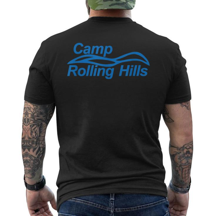 Camp Rolling Hills Sleepaway Camp Outdoor Vacations Men's T-shirt Back Print