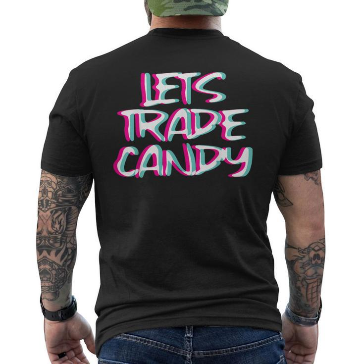 Candy Outfit I Trippy Edm Festival Clothing Acid Techno Rave Men's T-shirt Back Print