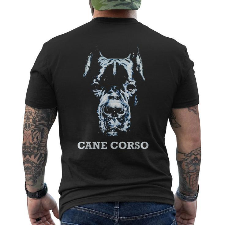 Cane Corso For Men  Italian Mastiff  Mens Back Print T-shirt