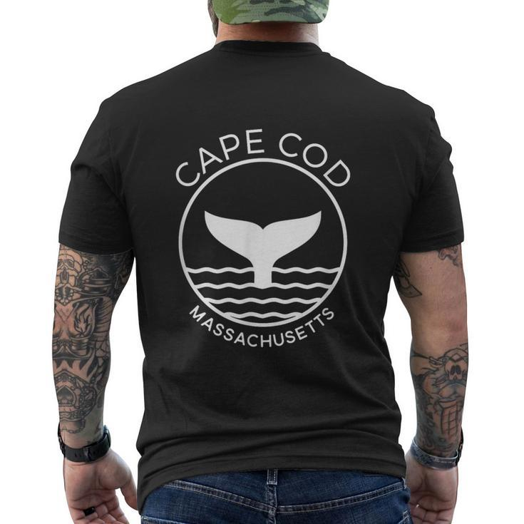Cape Cod Whale Watch Men's T-shirt Back Print
