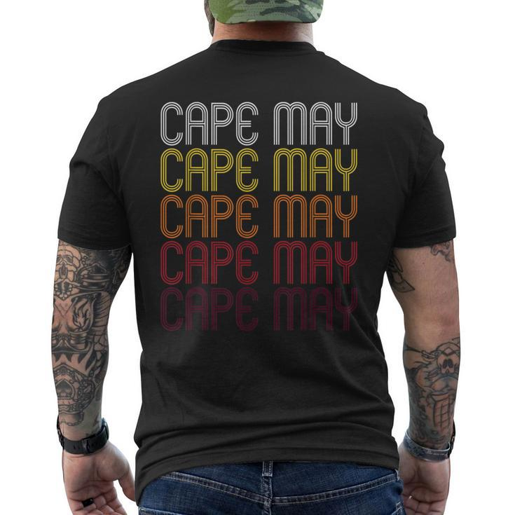 Cape May Nj Vintage Style New Jersey Men's T-shirt Back Print