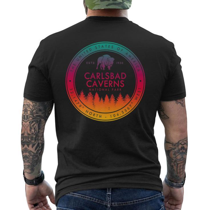 Carlsbad Caverns National Park New Mexico Nm Men's T-shirt Back Print