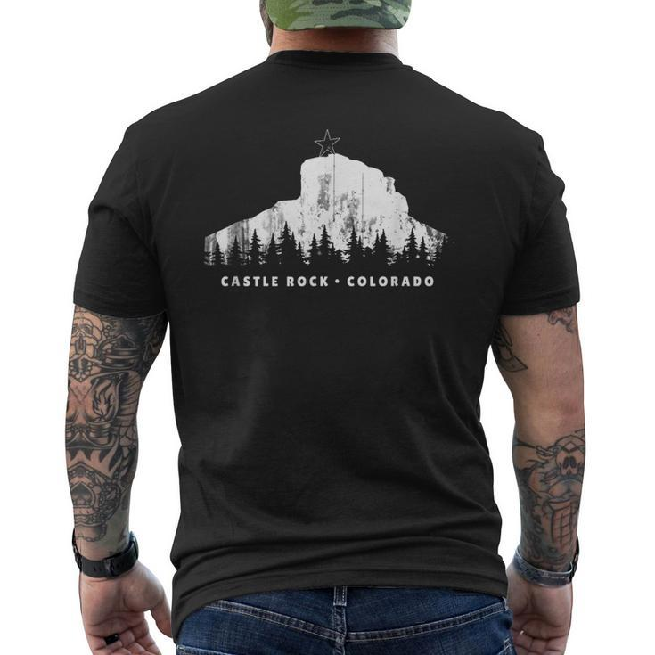 Castle Rock Colorado Men's T-shirt Back Print