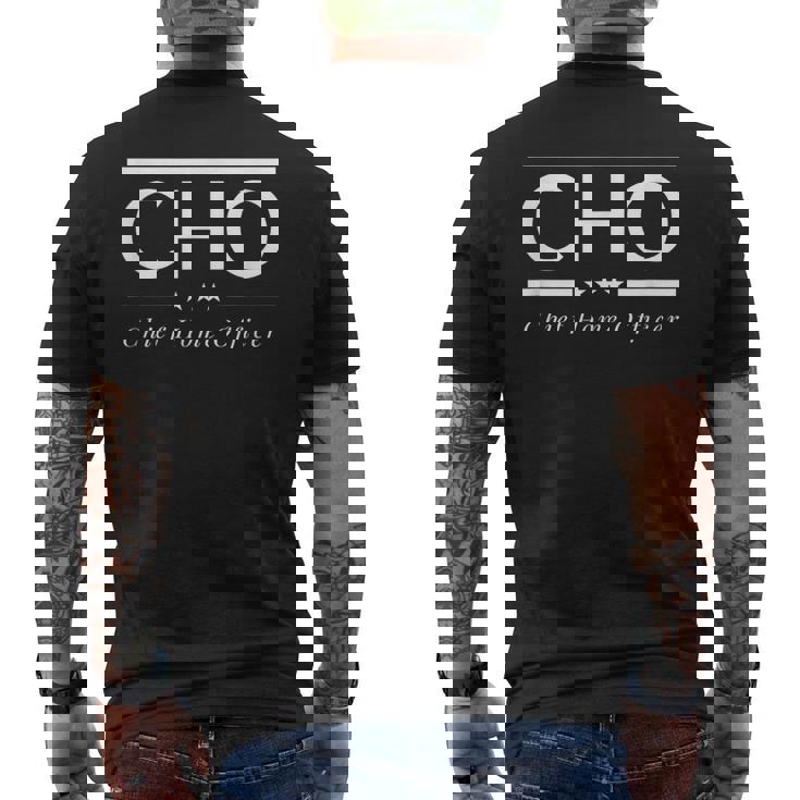 Chief Home Officer Men's T-shirt Back Print