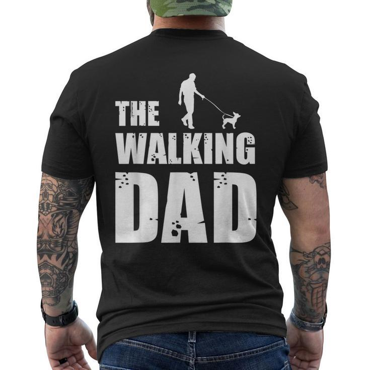 Chihuahua Owner Dog Daddy Animal Lover The Walking Dad Men's Back Print T-shirt