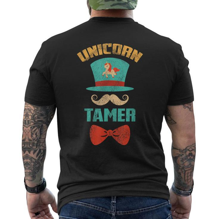 Circus Carnival Unicorn Tamer Birthday Men's T-shirt Back Print