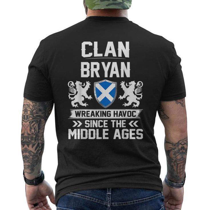 Clan Bryan Scottish Family Clan Scotland Wreaking Havoc T18 Mens Back Print T-shirt