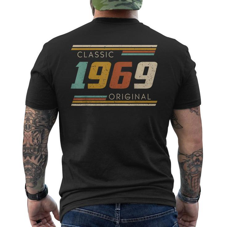 Classic 1969 Original Birthday Men's T-shirt Back Print