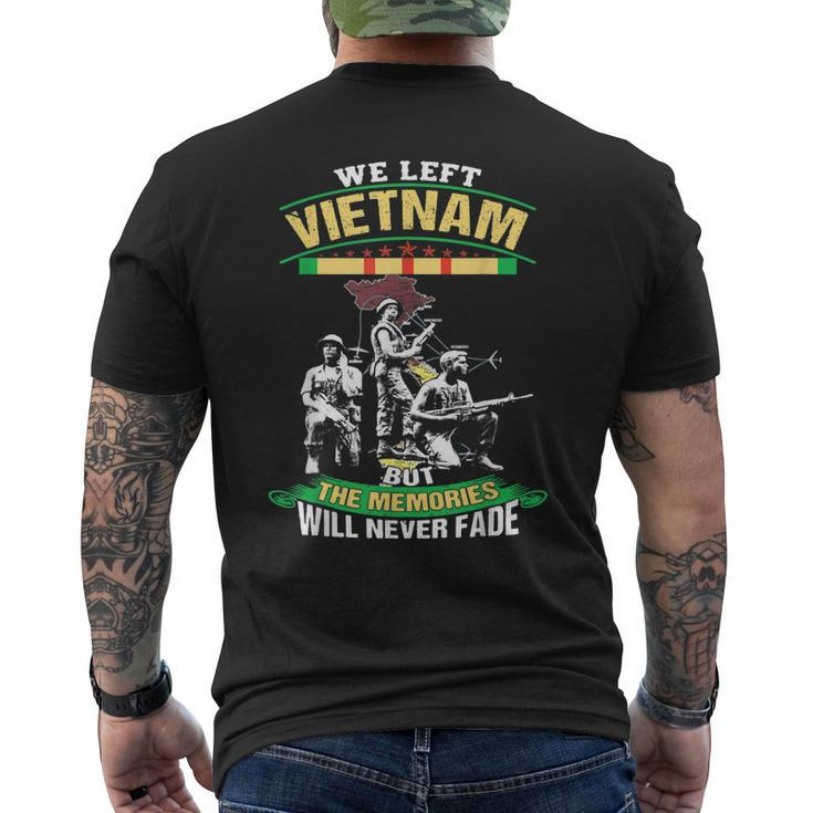 Classic War Veteran Us Flag Slodier Combat Boot Vietnam Army Men's Back Print T-shirt