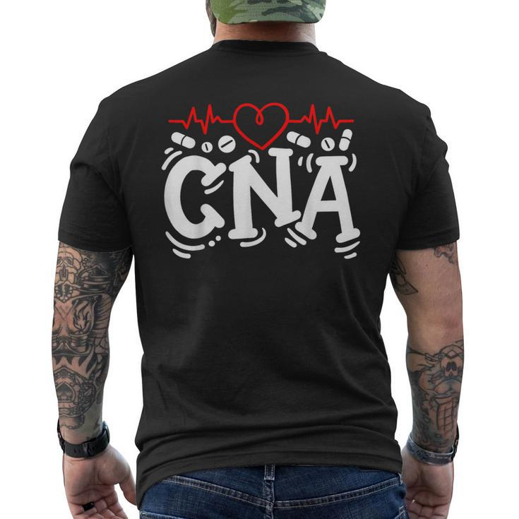 Cna Certified Nursing Assistant Men's T-shirt Back Print