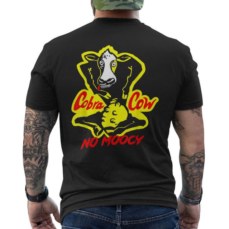 Cobra Cow No Moocy Satire Humor Men's Back Print T-shirt