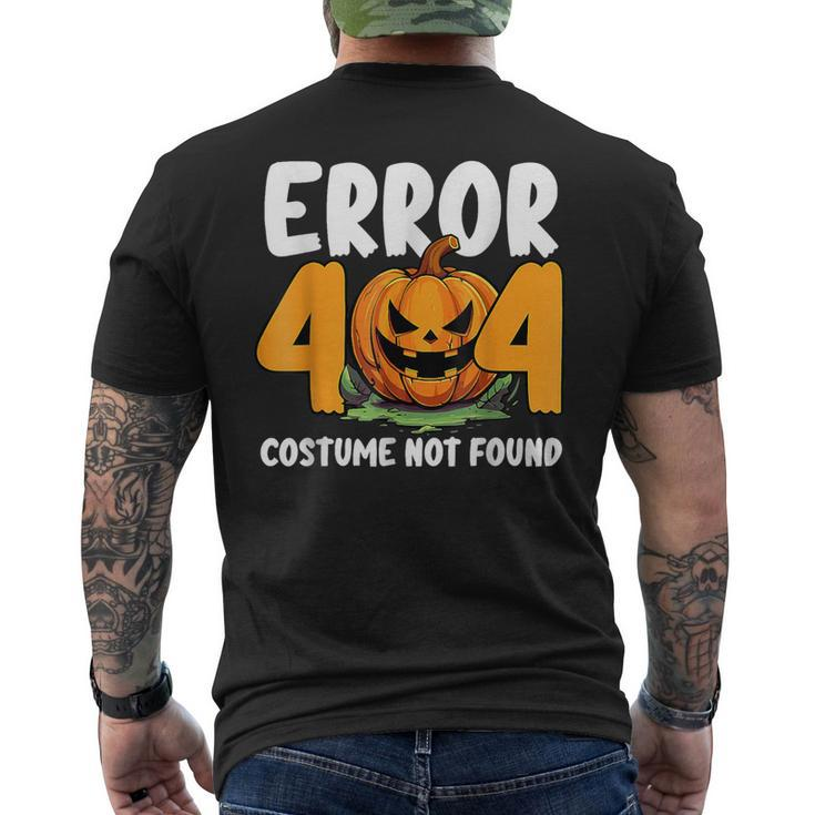Computer Halloween Costume It Trick Or Treat Programmer Men's T-shirt Back Print