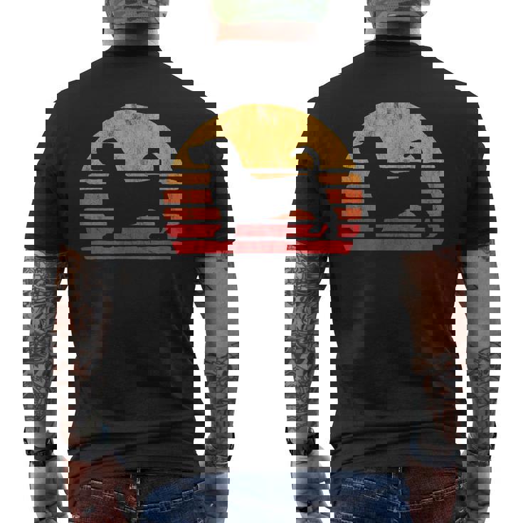 Cool & Retro Bassett Hound Vintage Dog Breed s Men's T-shirt Back Print