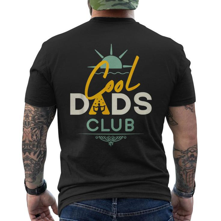 Cool Dads Club Funny Fathers Day   Mens Back Print T-shirt